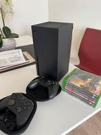 Xbox series X met games en controllers, Games en Spelcomputers, Spelcomputers | Xbox Series X en S, Ophalen of Verzenden, Zo goed als nieuw
