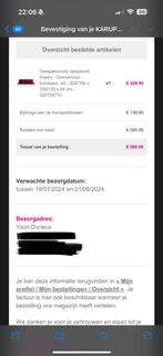 Karup (zetelbed), Ophalen, Gebruikt, Tweepersoons, Design