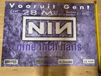 Concert poster Nine inch nails vooruit gent, Verzamelen, Posters, Ophalen of Verzenden, Zo goed als nieuw