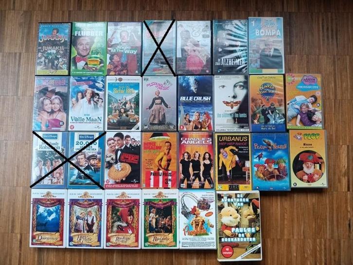 Lot video's voornamelijk familiefilms/jeugdfilms, Cd's en Dvd's, VHS | Film, Zo goed als nieuw, Overige genres, Ophalen of Verzenden