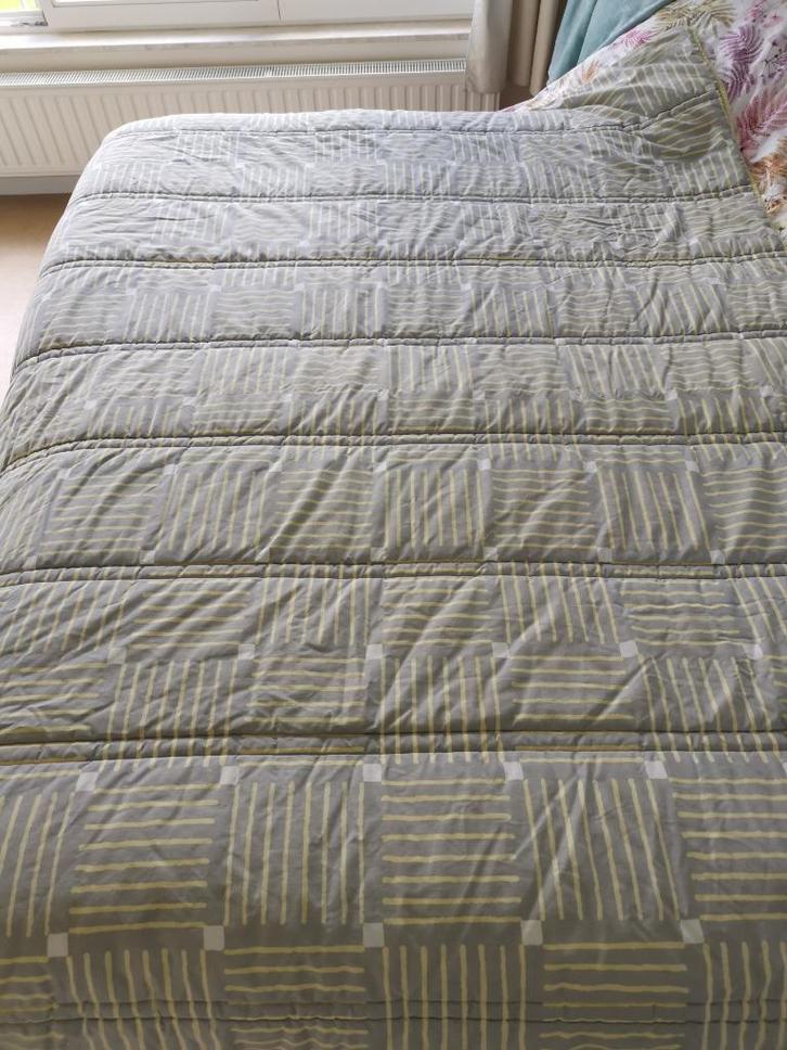 Gewatteerde dekbedovertrek 170 x 220, Huis en Inrichting, Woonaccessoires | Plaids en Woondekens, Gebruikt, Ophalen of Verzenden