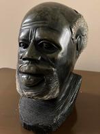 Afrikaanse stenen buste., Ophalen of Verzenden, Zo goed als nieuw