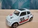 Burago Fiat 500 Sport Abarth 1/43, Ophalen of Verzenden, Zo goed als nieuw, Auto