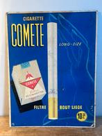 Affiche Comete Long-Size: publicité cigarettes années 60, Ophalen, Gebruikt, Reclamebord