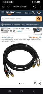 Monster Stereo Audio 400i RCA Kabel - 1.5m, Enlèvement