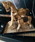 2 prachtige houten decoratieve paarden, Ophalen of Verzenden, Zo goed als nieuw
