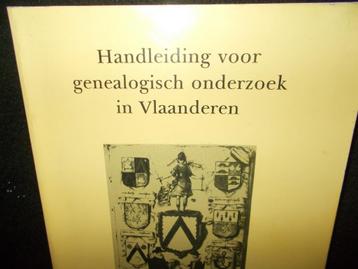 BOEK - GENEALOGISCH ONDERZOEK IN VLAANDEREN - J. Roelstraete beschikbaar voor biedingen