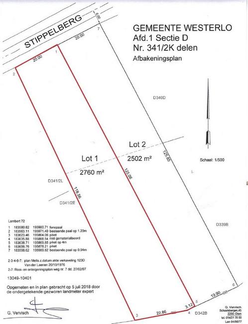 Grond te koop in Westerlo, Immo, Gronden en Bouwgronden, 1500 m² of meer