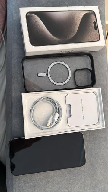 iPhone 15 Promax 256g, Telecommunicatie, Mobiele telefoons | Apple iPhone, Gebruikt, IPhone 15 Pro Max, 100 %, Ophalen