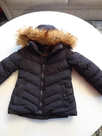110 – Cars Jeans meisjes dkr blauwe winterjas maat 110  beschikbaar voor biedingen