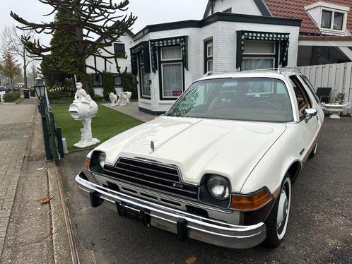 AMC Pacer Woody, Auto's, Oldtimers, Bedrijf, Te koop, Overige merken, Benzine, Coupé, 2 deurs, Automaat, Wit, Beige, Velours, Ophalen