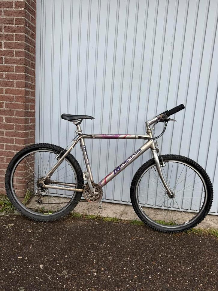 Mountainbike fiets van aluminium, Fietsen en Brommers, Fietsen | Heren | Sportfietsen en Toerfietsen, Zo goed als nieuw, 26 inch