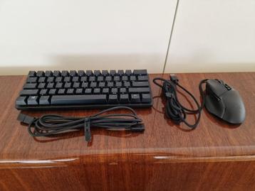 Razer Huntsman Mini + Basilisk V2, Informatique & Logiciels, RAZER, Enlèvement ou Envoi, Clavier gamer, Comme neuf
