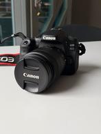 Canon EOS 90D + batterij + flits + lenzen, TV, Hi-fi & Vidéo, Appareils photo numériques, Enlèvement, Comme neuf, Reflex miroir