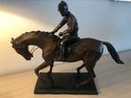 Bronzen beeld ruiter, Ophalen
