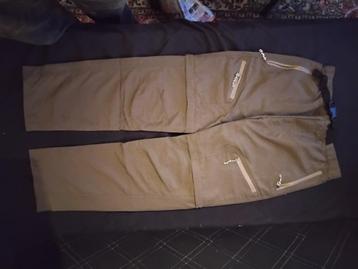 Heren broek zipp off afritsbaar lang en kort, bruin - nieuw beschikbaar voor biedingen