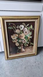 Schilderij Bloemen van A.HOPPE, Antiek en Kunst, Ophalen