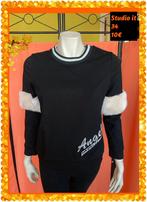 Sweater dames 34 studio it, Kleding | Dames, Ophalen of Verzenden, Zo goed als nieuw, Maat 34 (XS) of kleiner, Zwart