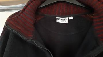 Warme fleece korte rits zwart XXL C&A Litrico beschikbaar voor biedingen