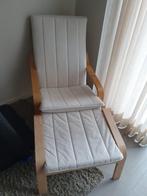 Fauteuil met voetbankje (Ikea), Huis en Inrichting, Ophalen, Gebruikt