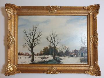 P. Devolder – “Winter Landscape with Farmhouses” beschikbaar voor biedingen