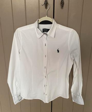 Ralph Lauren hemdje maat 38 wit klassevol