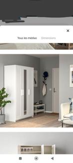 Garde robe blanche en très bon état, Maison & Meubles, Enlèvement, Comme neuf