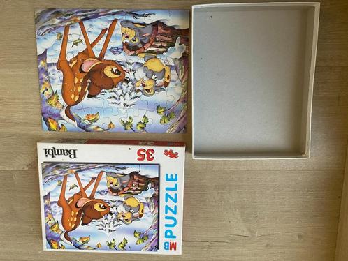 Bambi Puzzel met 35 stukken, Kinderen en Baby's, Speelgoed | Kinderpuzzels, Gebruikt, 2 tot 4 jaar, 10 tot 50 stukjes, Ophalen of Verzenden