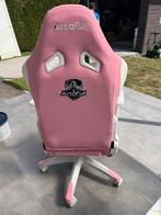 Gamer stoel van AutoFull, Ophalen, Zo goed als nieuw, Roze, Gaming bureaustoel
