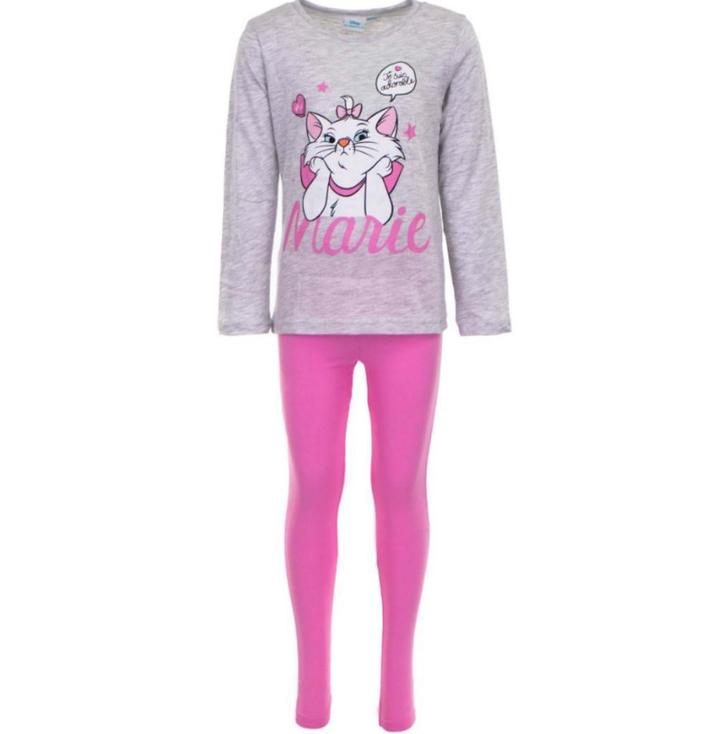 Marie Cat Pyjama Disney G/R - Maat 92 - 98/104 - 110/116, Kinderen en Baby's, Kinderkleding | Maat 110, Nieuw, Meisje, Nacht- of Onderkleding