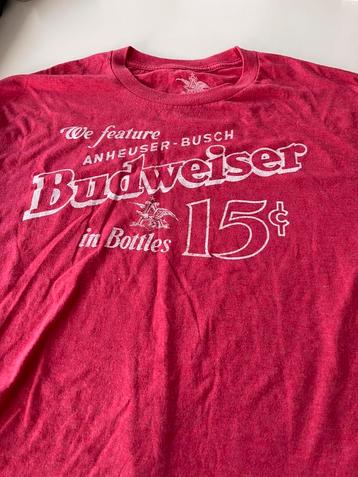 Tshirt Budweiser. Maat 2xl, Kleding | Heren, Grote Maten, Verzenden, Gedragen