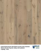 Lamel Parket click Oak Plank Country 254-3 15mm dik 4V, Huis en Inrichting, Stoffering | Vloerbedekking, Parket, Bruin, 75 m² of meer