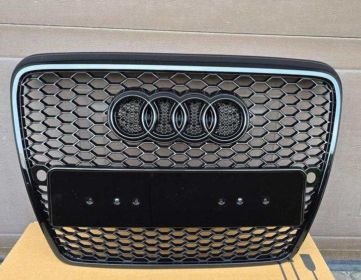 Grill Audi A6 C6 4F RS LOOK GRILLE RS6 LOOK bj.2006-2012, Auto-onderdelen, Carrosserie, Bumper, Voor, Nieuw, Herkomst onderdeel bekend