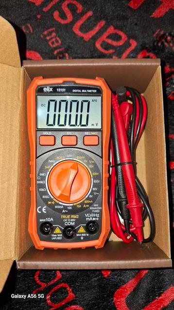 Splinternieuwe multimeter., Enlèvement ou Envoi, Neuf, Multimètre