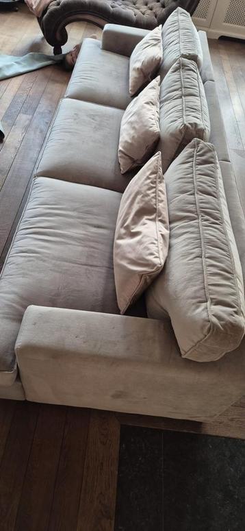 Rofra Home velours  3 zits zetel zo goed als nieuw beschikbaar voor biedingen