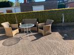 Lounge tuinset rotan, Tuin en Terras, Tuinsets en Loungesets, Ophalen of Verzenden, Zo goed als nieuw, Rotan, Loungeset