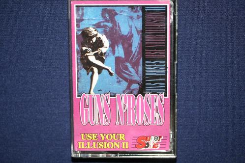 cassette - Guns N' Roses – Use Your Illusion II, Cd's en Dvd's, Cassettebandjes, Gebruikt, Rock en Metal, 1 bandje, Ophalen of Verzenden
