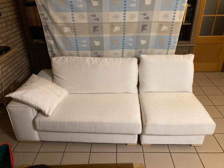 Tweezit met bijpassende zetel, Huis en Inrichting, Zetels | Zetels en Chaises Longues, Gebruikt, Overige maten, Stof, Ophalen