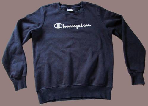Zwarte sweater wit logo CHAMPION - maat L - ALS NIEUW, Kleding | Dames, Sportkleding, Zo goed als nieuw, Overige typen, Maat 42/44 (L)