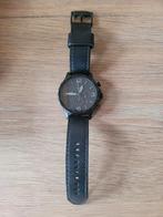 Fossil zwart herenhorloge, Ophalen of Verzenden