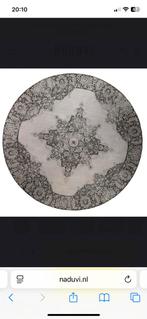 Vloerkleed Coventry rond 200 cm - Zuiver, Huis en Inrichting, Stoffering | Tapijten en Vloerkleden, Ophalen, Gebruikt, Zwart, Vintage