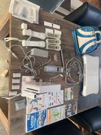 Wii console + accessoires, Games en Spelcomputers, Ophalen, Gebruikt, Met 3 controllers of meer, Met games