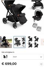 BANINNI 4 IN 1 DUO WAGEN (TWINBUGGY), Kinderen en Baby's, Kinderwagens en Combinaties, Ophalen, Gebruikt, Kinderwagen