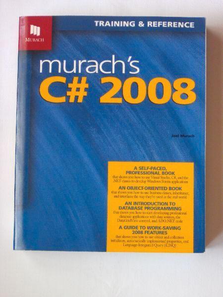 Murach's C# 2008, Training & Reference, Boeken, Informatica en Computer, Zo goed als nieuw, Programmeertaal of Theorie, Ophalen of Verzenden