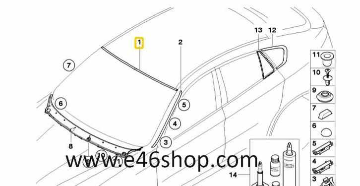 Raamlijst BMW X6 oe 51317179738 org nieuw bmw, Auto-onderdelen, Interieur en Bekleding, BMW, Nieuw, Ophalen of Verzenden