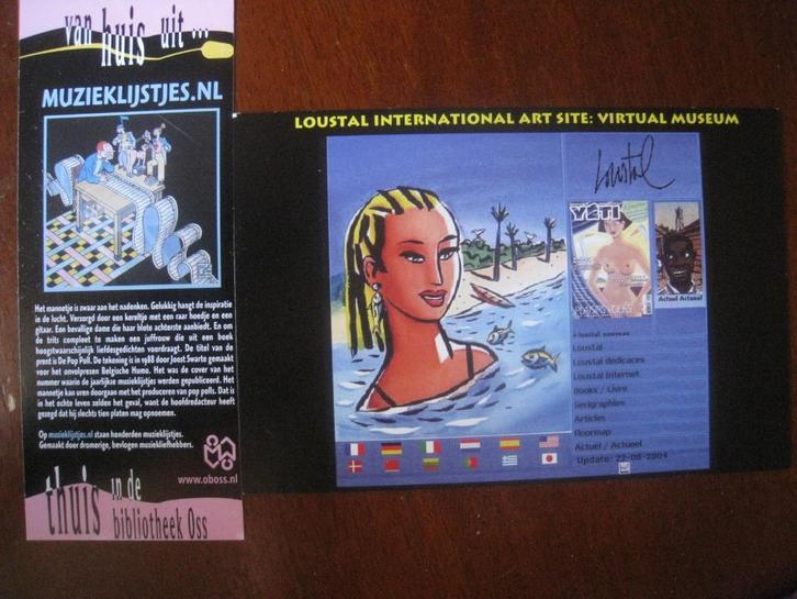 BD loustal kaart joost swarte, Boeken, Stripverhalen, Zo goed als nieuw, Meerdere stripboeken, Ophalen of Verzenden