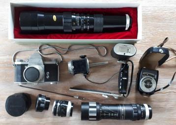 Ensemble complet PRAKTICA IV avec accessoires  beschikbaar voor biedingen