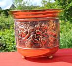 cache pot en cuivre jaune et rouge, Antiquités & Art, Enlèvement ou Envoi, Cuivre
