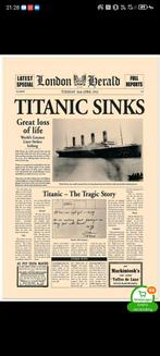 Titanic, Verzamelen, Posters, Ophalen of Verzenden, Zo goed als nieuw