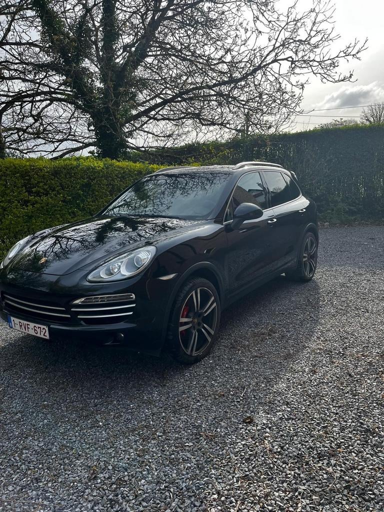 Porsche Cayenne édition platinum, Auto's, Porsche, Automaat, Zwart, Leder, Diesel